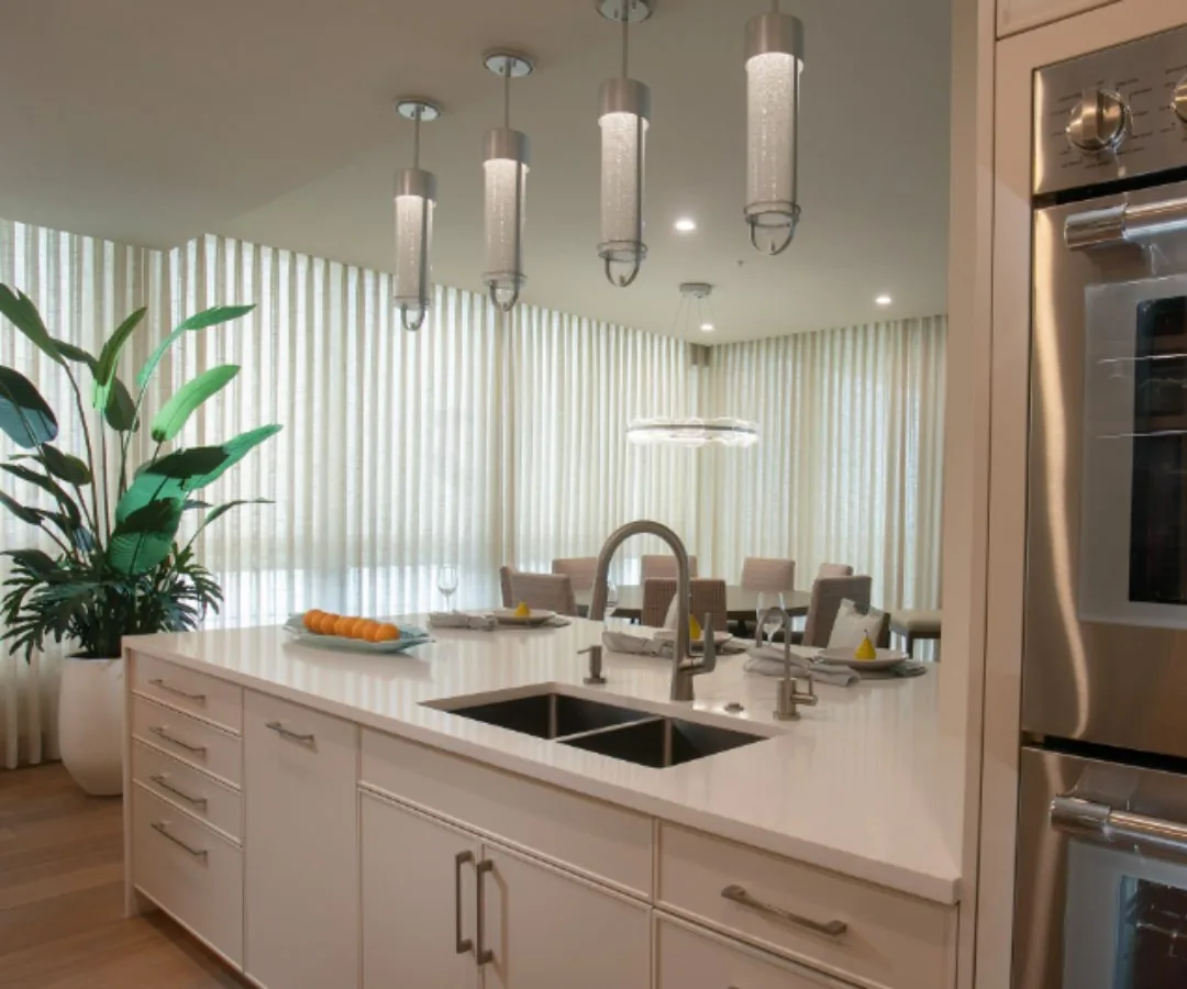 Longboat Key condo contemporary kitchen